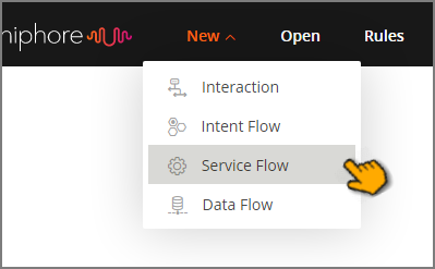 OpenNewFlowDropdown-Service_301121.png